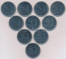 2006. 50Ft "125 éves a Magyar Vöröskereszt" (5x) + 	
2007. 50Ft Cu-Ni "Római Szerződ...