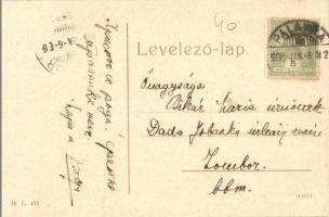 1908 Palánka, Bácska-Palánka, Backa Palanka; Casino szálloda. W.L. 677. / Hotel Casino