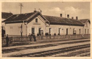 Tornalja, Tornala; vasútállomás. Blumenthal kiadása / Bahnhof / railway station