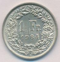 Svájc 1964B 1Fr Ag T:1- Switzerland 1964B 1 Franc Ag C:AU