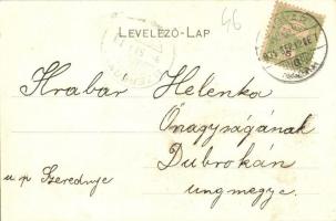 1904 Ungvár, Uzshorod, Uzhorod; Nevickei tájkép, emlékoszlop. Feuerlicht Testvérek kiadása / park in...