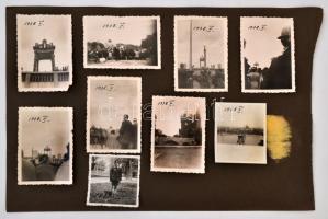 1938 Soproni zarándokvonat és körmenet (június 20.), 21 db fotó, kartonra ragasztva