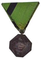 ~1930. "Sportvilág Verseny Díja / Budapest-Siófok" jelzetlen díjérem mellszalagon (33mm) T...