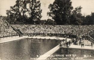 1931 Vienna, Wien; Arbeiter-Olympiade / International Workers Olympiad, swimming pool. Foto Farhgruppe. photo