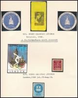 1940-1952 6 db levélzáró , közte 3 db az elmaradt 1940-es olimpiáról