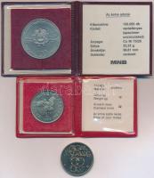 1982. 100Ft Cu-Ni "Labdarúgó Világbajnokság 1982" eredeti MNB tokban tanúsítvánnyal + 1983...