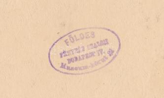 1931 Fiatal hölgy színezett portréfotója, kartonra kasírozott, pecséttel jelzett, aláírt fotó, 17×11...