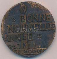 Rajki László (1939- ) 1994. "BUÉK - BONNE NOUVELLE ANNÉE RAJKI L. SZENTENDRE" kétoldalas B...