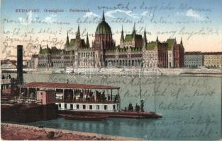 Budapest - 9 db régi városképes lap, panoráma / 9 pre-1945 town-view postcards