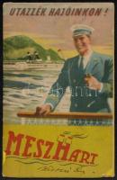 1954 MESZHART hajómenetrend, Utasellátó reklámmal