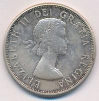 Kanada 1963. 50c Ag II. Erzsébet T:1-,2 Canada 1963. 50 Cents Ag Elizabeth II C:AU,XF