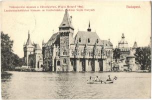 Budapest XIV. Városliget - 4 db régi városképes lap / 4 pre-1945 town-view postcards