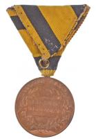 1898. "Jubileumi Emlékérem Fegyveres Erő Számára / Signum memoriae (AVSTR)" Br kitüntetés ...