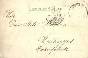 1905 Budapest V. Hungária szálloda, rakpart (megerősített sarok / restored corner)