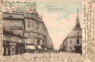 1904 Budapest V. Kossuth Lajos utca, Franke Pál, Spitzné üzlete, Nemzeti Szalon (EK)