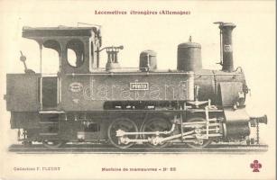 Locomotives étrangeres (Allemagne), Machine de manoeuvres No. 55. / German locomotive