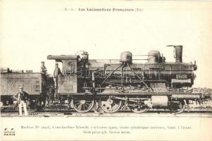 A-6. Les Locomotives Francaises (Est), Machine No. 30418 a surchauffeur Schmidt / French locomotive