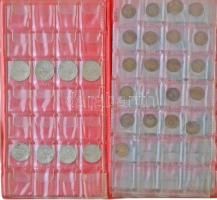 Vegyes szovjet fémpénz és plakett tétel, közte a 30-as évekből származó kopejka érmék is T:vegyes