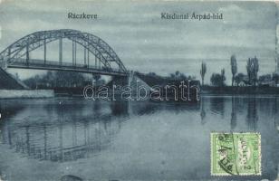 Ráckeve, Kis-Dunai Árpád híd, hajómalom. Kiadja a Ráczkeve és Vidéke Hangya szövetkezet. TCV card