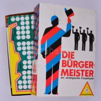 Die Bürgermeister, Piatnik társasjáték, útmutatóval, hiánytalan, saját dobozában