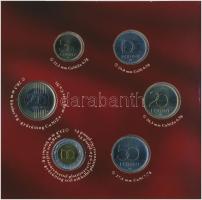 2012. 5Ft-200Ft (6xklf) elsőnapi veret, forgalmi sor dísztokban "Magyarország Alaptörvénye"...