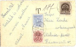 1942 Szászlekence, Lekence, Lechnita; patak, piac / creek, market vendors. Foto Sport