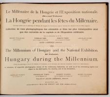 Az ezeréves Magyarország és a Milléniumi Kiállítás. I. és II. kötet. Magyarország legszebb tájainak,...