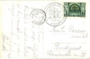 1940 Kadicsfalva, Cadiseni (Székelyudvarhely, Odorheiu Secuiesc); székelykapu / Poarta secuiasca / S...