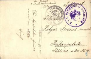 1915 Osztrák-magyar matróz műtermi fotója / WWI Austro-Hungarian Navy K.u.K. Kriegsmarine mariner. p...