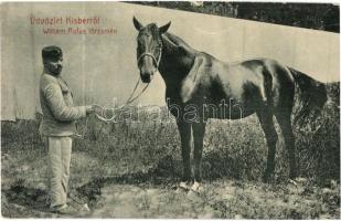 Kisbér, William Rufus angol telivér törzsmén. Haftl Kálmán kiadása 2043.