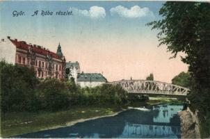 Győr, Rába részlet híddal