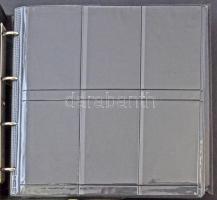 3 db óriás képeslapalbum egyenként kb. 500 férőhellyel / 3 giant postcard albums, each for cca. 500 ...