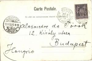 2 db régi litho kaszinó motívumlap Monte Carloból / 2 pre-1945 motive cards from Monte Carlo (Monaco...