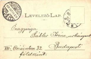 1901 Pozsony, Pressburg, Bratislava; Maria Lourd / Mária szobor és szentély. "Bediene dich alle...