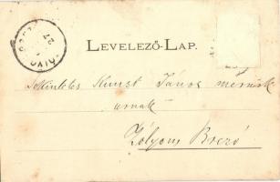 Besztercebánya, Banská Bystrica; Fő tér, piaci árusok, szökőkút. Kiadja Ivánszky Elek / main square,...