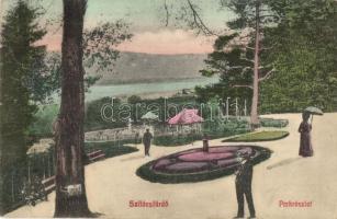 1910 Szliácsfürdő, Kúpele Sliac; park. Molnár M. kiadása / park