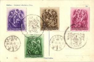 Kassa, Kosice; Vlajkovy obelisk a Dóm / székesegyház, obeliszk, emlékmű. Kiadja Fried / cathedral, f...