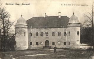 Nagysáros, Velky Saris; II. Rákóczi Ferenc kastély. Divald műintézete kiadása / castle (EK)