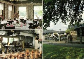 16 db MODERN használatlan külföldi városképes lap sakk motívummal / 16 modern unused European town-v...