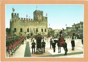 20 db MODERN olasz sakkos városképes lap Marostica városról / 20 modern Italian Chess postcards from...