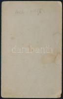 cca 1895 Dr. Kubinyi Lajos, a balassagyarmati királyi törvényszék elnöke, keményhátú fotó, 10,5×6,5 ...