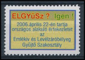 2006 Az ELGYÜSZ megalakulására kiadott levélzáró