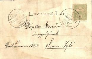 1905 Tótsóvár, Sóvár, Solivar; Sófőzőüzem, sóhúzás a katlanból, belső munkásokkal, látkép. Fénynyoma...