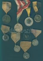 1920-30-as évek 9 db sportérem szalaggal