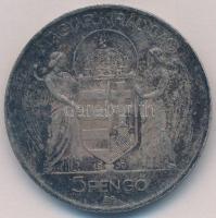 1939. 5P Ag "Horthy balra" T:1- patina
Adamo P8.2