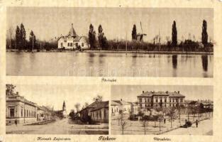 Túrkeve, tó, Kossuth Lajos utca, városháza (EB)