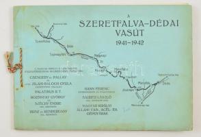 cca 1942 A szeretfalva-dédai vasút 1941-1942, MÁVAG, ismertető füzet számos fekete-fehér fényképpel