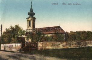 Szentendre, Izbég; Római katolikus templom (ázott sarok / wet corner)