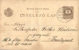 1900 Losonc, Lucenec; Polgári leányiskola, Honvéd emlékmű, Posta és távirda palota, látkép a zsinagó...