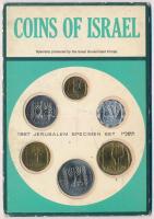 Izrael 1967. 1a-1L (6xklf) forgalmi sor karton dísztokban + 1968. 1a-1L (6xklf) 20. évforduló 1948-1968 forgalmi sor karton dísztokban + 1969. 1a-1L (6xklf) 21. évforduló 1948-1969 forgalmi sor karton dísztokban T:1,1-  Israel 1967. 1 Agora - 1 Lira (6xdiff) coin set slightly damaged in cardboard case + 1968. 1 Agora - 1 Lira (6xdiff) 20th Anniversary 1949-1968 coin set in cardboard case + 1969. 1 Agora - 1 Lira (6xdiff) 21st Anniversary 1949-1969 coin set in cardboard case C:UNC,AU